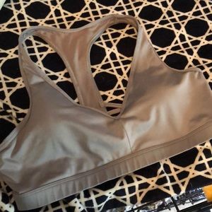 Gray Victoria’s Secret sports bra size med